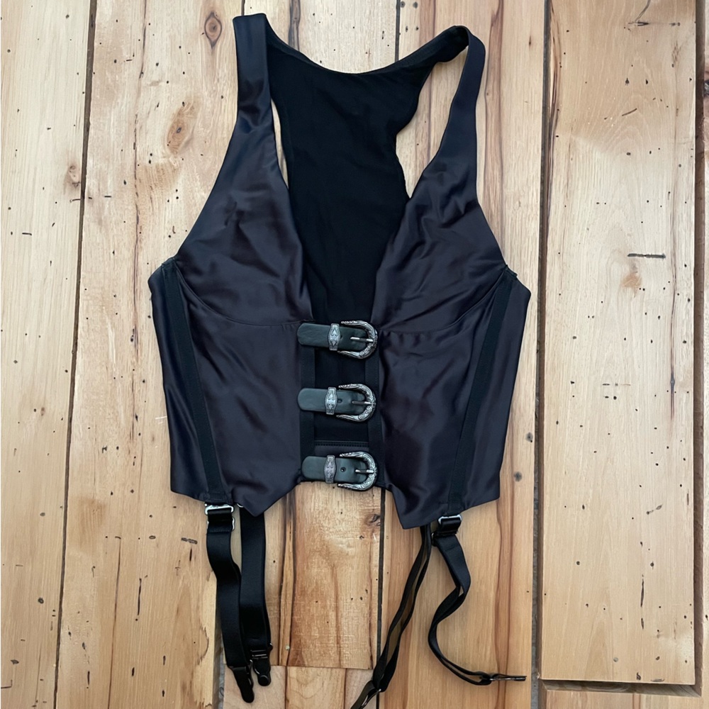 Honey Birdette Max gilet suspender